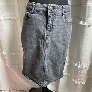 Zara Woman Couture Denim Skirt